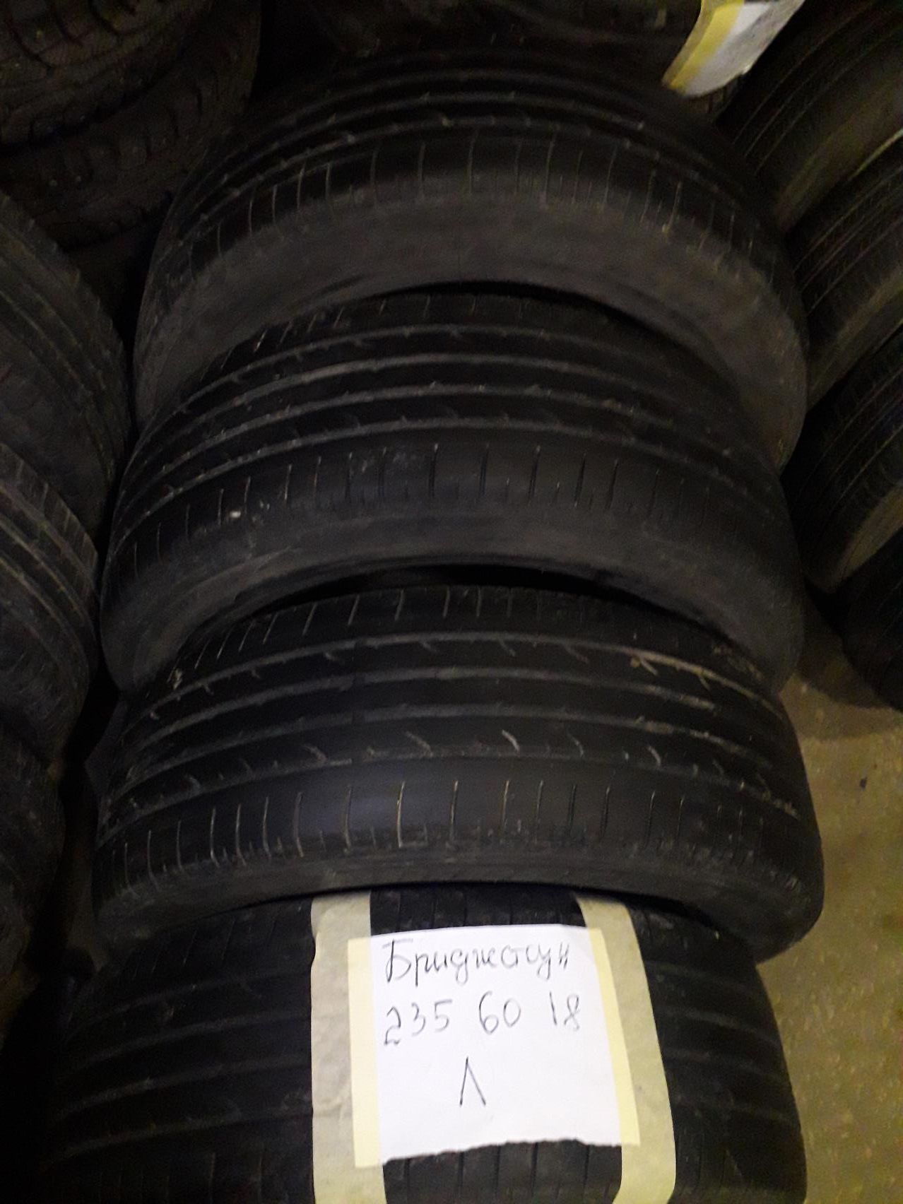 Продаётся 235/60 R18 Bridgestone Лето, 14000 ₽ в г. Тула